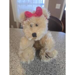 Vintage Hershey's Plush Teddy Bear w/  Bow 2002 Stuffed Animal Toy 8"